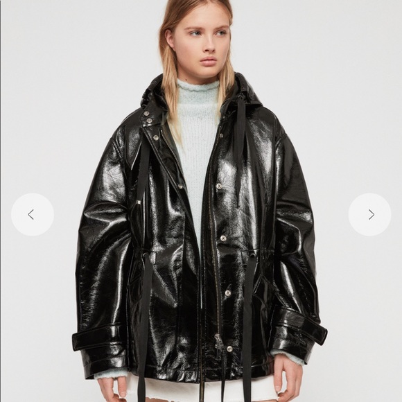 All Saints Jackets & Blazers - ALLSAINTS Kelsie Nya Moto Jacket Black - Small